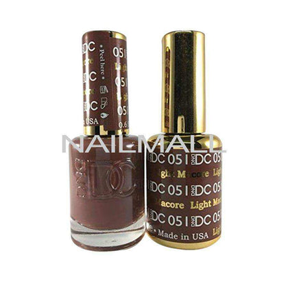 DND DC - Matching Gel and Nail Lacquer - DC51 Light Macore Duo - Gel & Lacquer Combo