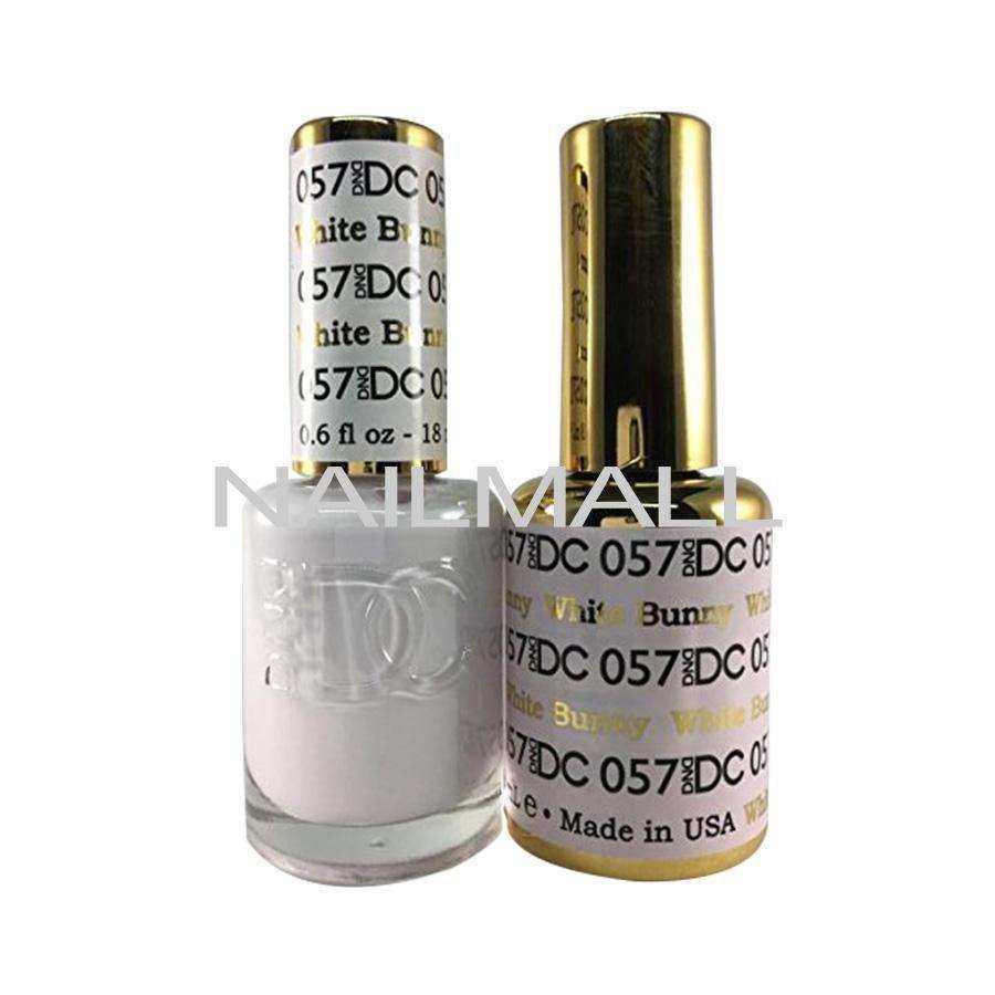 DND DC - Matching Gel and Nail Lacquer - DC57 White Bunny
