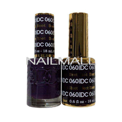 DND DC - Matching Gel and Nail Lacquer - DC60 Beet Root Duo - Gel & Lacquer Combo