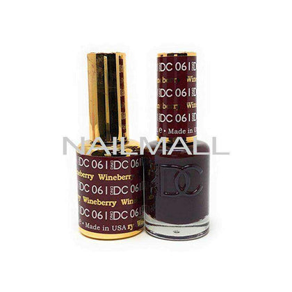 DND DC - Matching Gel and Nail Lacquer - DC61 Wineberry Duo - Gel & Lacquer Combo