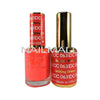 DND DC - Matching Gel and Nail Lacquer - DC63 Shocking Orange