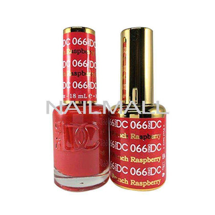 DND DC - Matching Gel and Nail Lacquer - DC66 French Raspberry Duo - Gel & Lacquer Combo