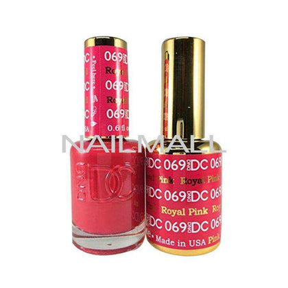 DND DC - Matching Gel and Nail Lacquer - DC69 Royal Pink Duo - Gel & Lacquer Combo