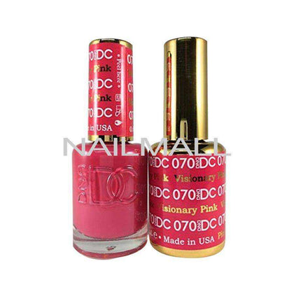 DND DC - Matching Gel and Nail Lacquer - DC70 Visionary Pink Duo - Gel & Lacquer Combo