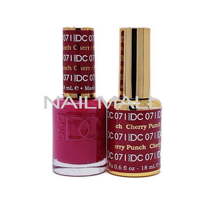 DND DC - Matching Gel and Nail Lacquer - DC71 Cherry Punch Duo - Gel & Lacquer Combo