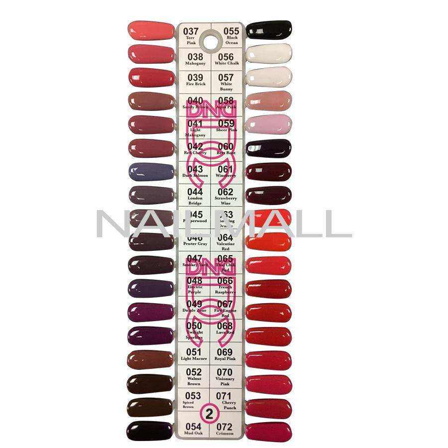 DND DC - Matching Gel and Nail Lacquer - DC71 Cherry Punch