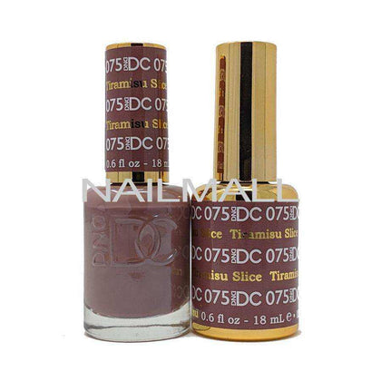 DND DC - Matching Gel and Nail Lacquer - DC75 Tiramisu Slice nailmall
