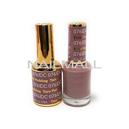 DND DC - Matching Gel and Nail Lacquer - DC76 Taro Pudding Duo - Gel & Lacquer Combo