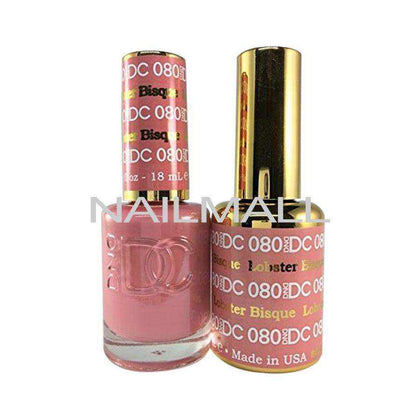 DND DC - Matching Gel and Nail Lacquer - DC80 Lobster Bisque nailmall