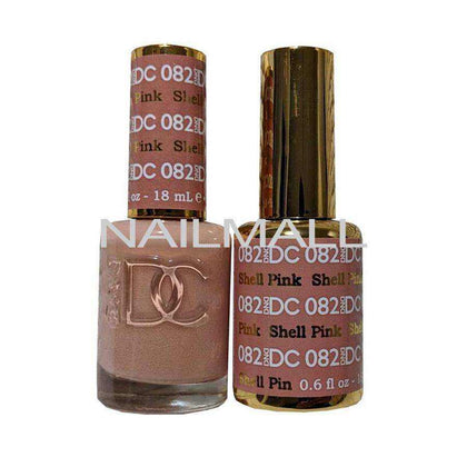 DND DC - Matching Gel and Nail Lacquer - DC82 Shell Pink Duo - Gel & Lacquer Combo