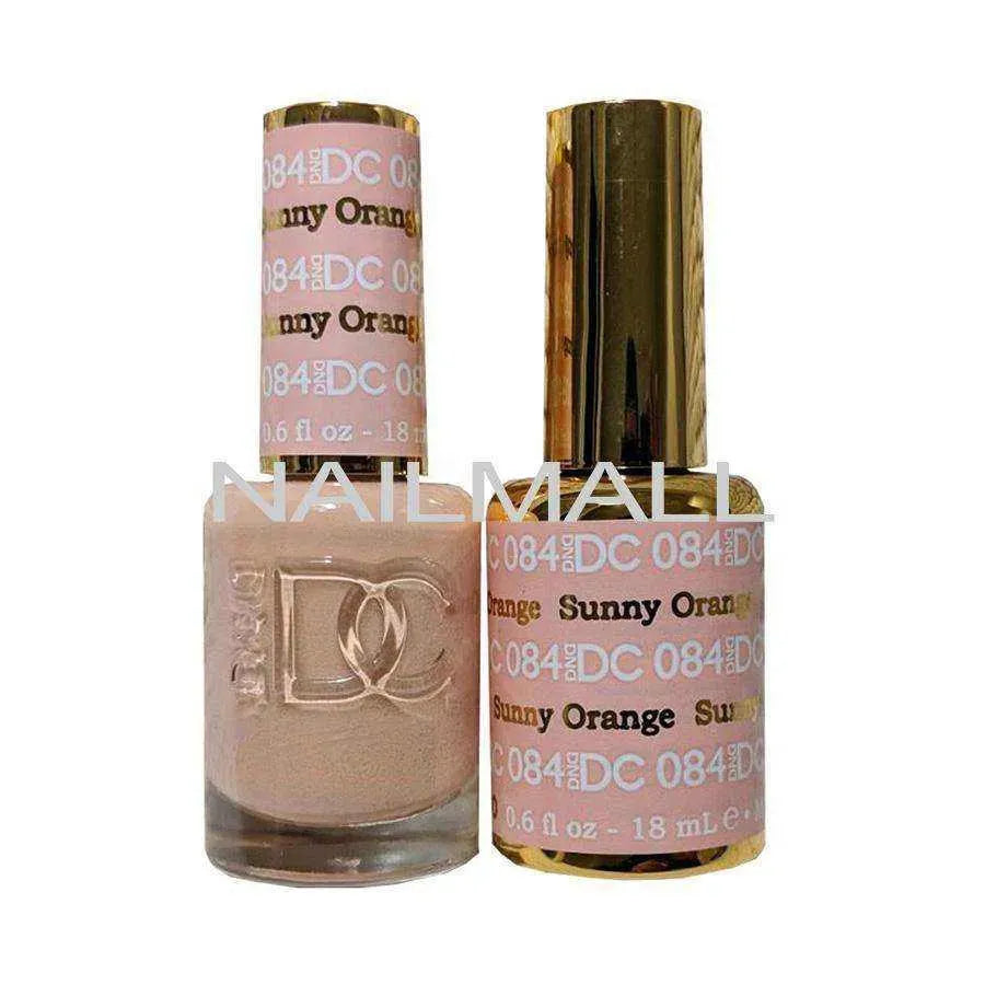 DND DC - Matching Gel and Nail Lacquer - DC84 Sunny Orange Duo - Gel & Lacquer Combo