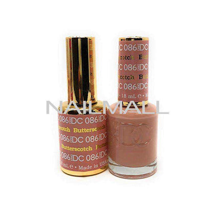 DND DC - Matching Gel and Nail Lacquer - DC86 Butterscotch Duo - Gel & Lacquer Combo