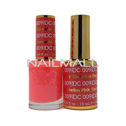 DND DC - Matching Gel and Nail Lacquer - DC9 Carnation Pink Duo - Gel & Lacquer Combo