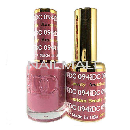 DND DC - Matching Gel and Nail Lacquer - DC94 American Beauty Duo - Gel & Lacquer Combo