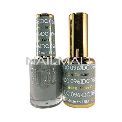 DND DC - Matching Gel and Nail Lacquer - DC96 Olive Garden Duo - Gel & Lacquer Combo