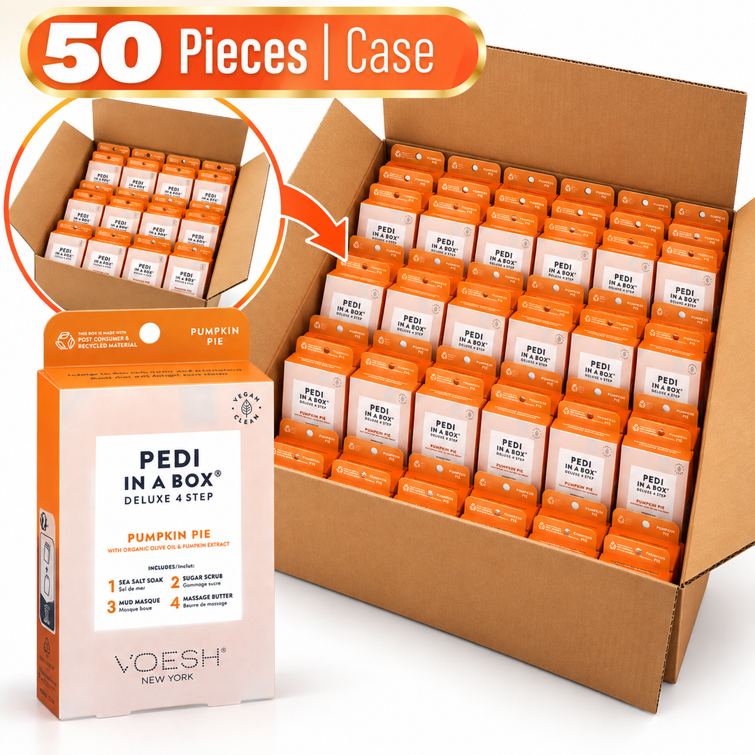 VOESH Pedi in a Box 4 Step Pumpkin Pie | Limited Edition
