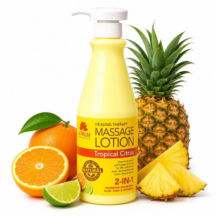 La Palm 2-in-1 Massage Lotion with Collagen | Salon & Spa Formula