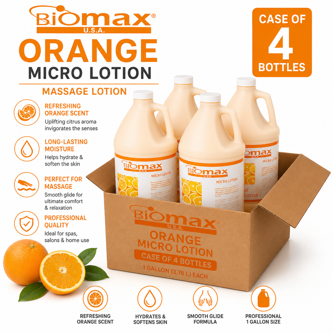 BioMax Micro Massage Lotion 1 Gallon | Professional Massage Lotion – Single or Case of 4