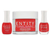 Entity Trio - Gel, Lacquer, & Dip Combo - A-VERY BRIGHT RED DRESS - 5401690