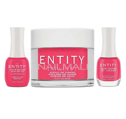 Entity Trio - Gel, Lacquer, & Dip Combo - BAREFOOT AND BEAUTIFUL - 5401774 Trio Set - Gel, Lacquer, & Dip