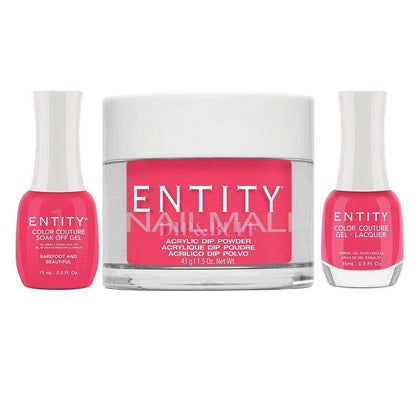 Entity Trio - Gel, Lacquer, & Dip Combo - BAREFOOT AND BEAUTIFUL - 5401774 nailmall