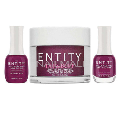 Entity Trio - Gel, Lacquer, & Dip Combo - BE STILL MY HEART - 5401561 nailmall