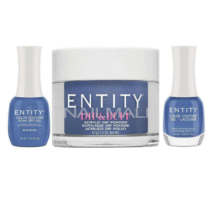 Entity Trio - Gel, Lacquer, & Dip Combo - BLUE BIKINI - 5401550 Trio Set - Gel, Lacquer, & Dip