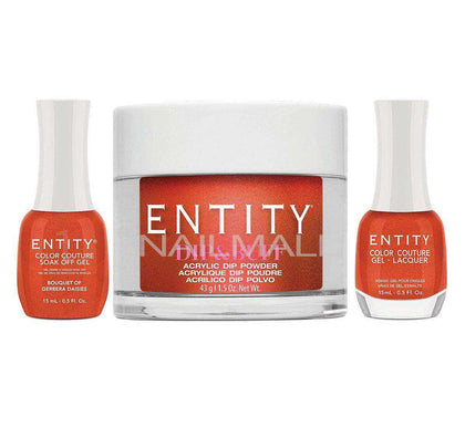 Entity Trio - Gel, Lacquer, & Dip Combo - BOUQUET OF GERBERA DAISIES - 5401686 Trio Set - Gel, Lacquer, & Dip