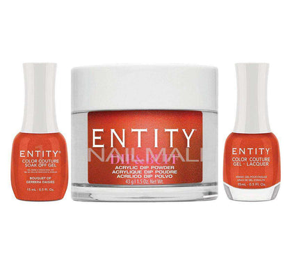 Entity Trio - Gel, Lacquer, & Dip Combo - BOUQUET OF GERBERA DAISIES - 5401686 nailmall