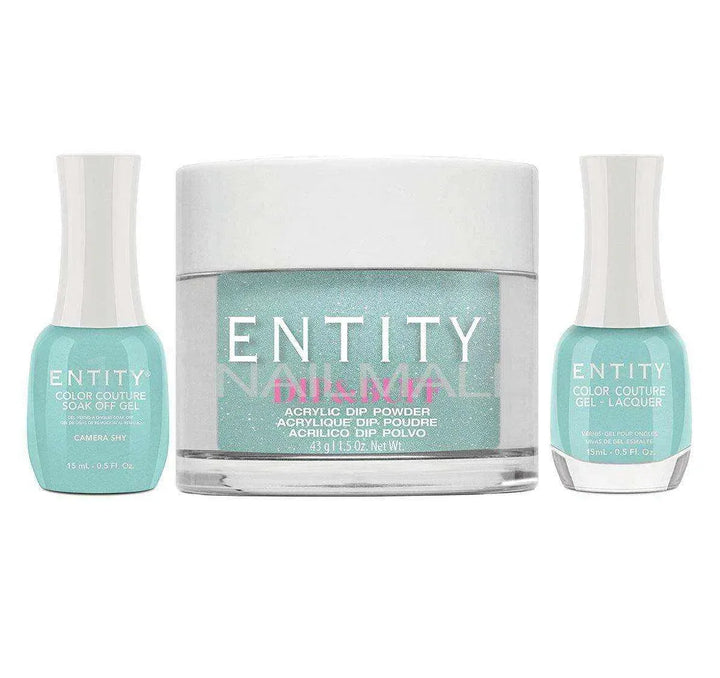 Entity Trio - Gel, Lacquer, & Dip Combo - CAMERA SHY - 5401562 Trio Set - Gel, Lacquer, & Dip