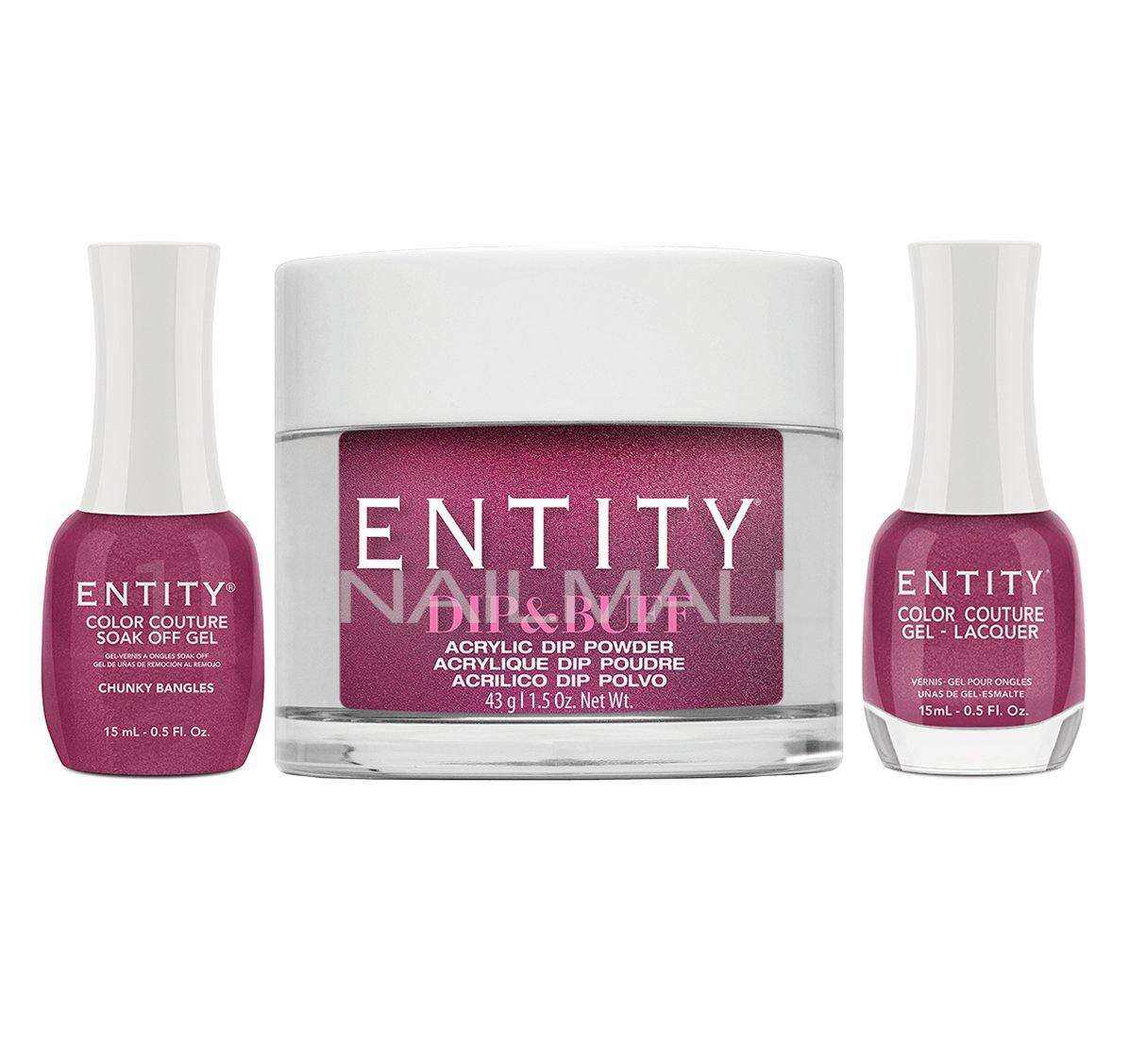 Entity Trio - Gel, Lacquer, & Dip Combo - CHUNKY BANGLES - 5401692