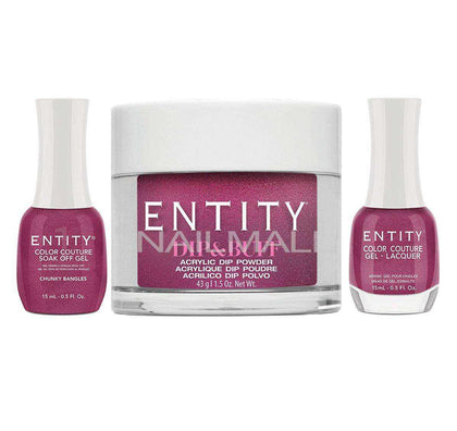 Entity Trio - Gel, Lacquer, & Dip Combo - CHUNKY BANGLES - 5401692 nailmall
