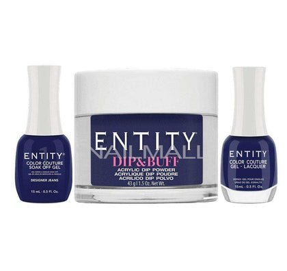 Entity Trio - Gel, Lacquer, & Dip Combo - DESIGNER JEANS - 5401864 Trio Set - Gel, Lacquer, & Dip