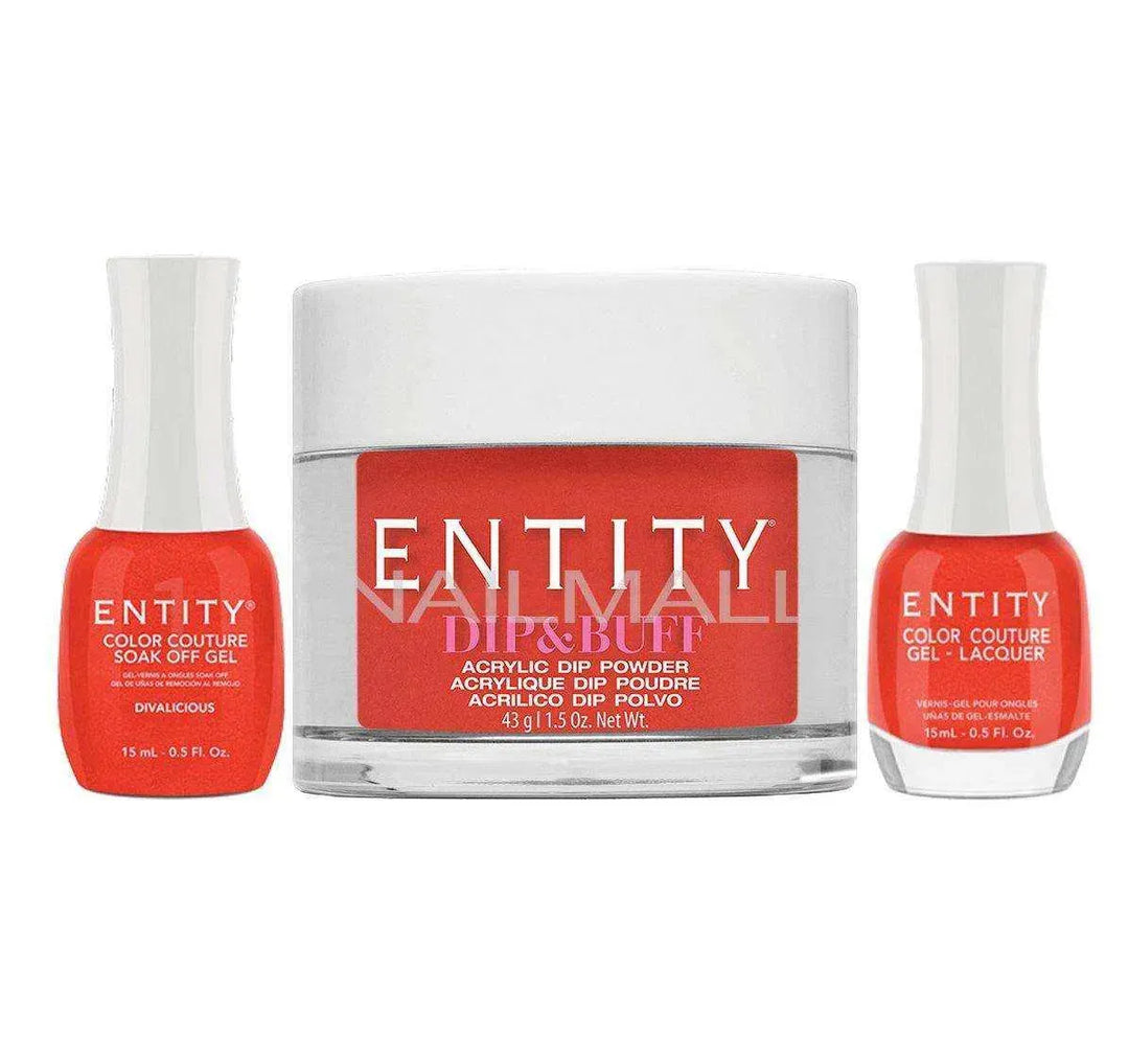 Entity Trio - Gel, Lacquer, & Dip Combo - DIVALICIOUS - 5401554 Trio Set - Gel, Lacquer, & Dip