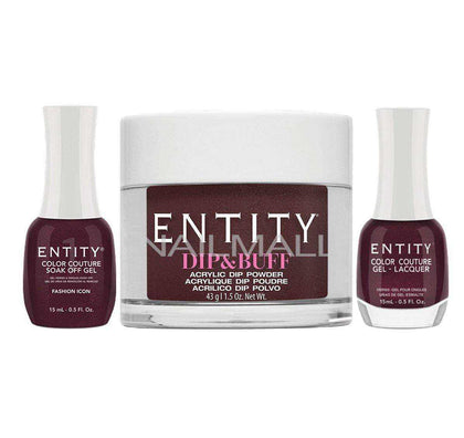 Entity Trio - Gel, Lacquer, & Dip Combo - FASHION ICON - 5401294 Trio Set - Gel, Lacquer, & Dip