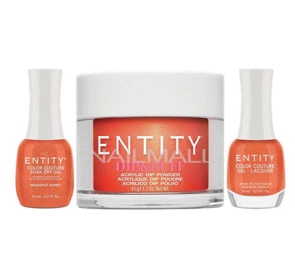 Entity Trio - Gel, Lacquer, & Dip Combo - HEADSHOT HONEY - 5301856 Trio Set - Gel, Lacquer, & Dip