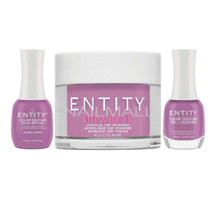 Entity Trio - Gel, Lacquer, & Dip Combo - KICKIN' CURVES - 5301713 Trio Set - Gel, Lacquer, & Dip