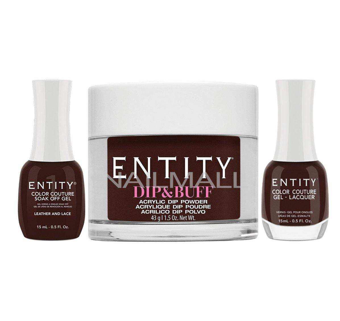 Entity Trio - Gel, Lacquer, & Dip Combo - LEATHER AND LACE - 5301748