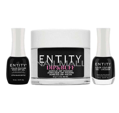 Entity Trio - Gel, Lacquer, & Dip Combo - LITTLE BLACK BOTTLE - 5301293 Trio Set - Gel, Lacquer, & Dip