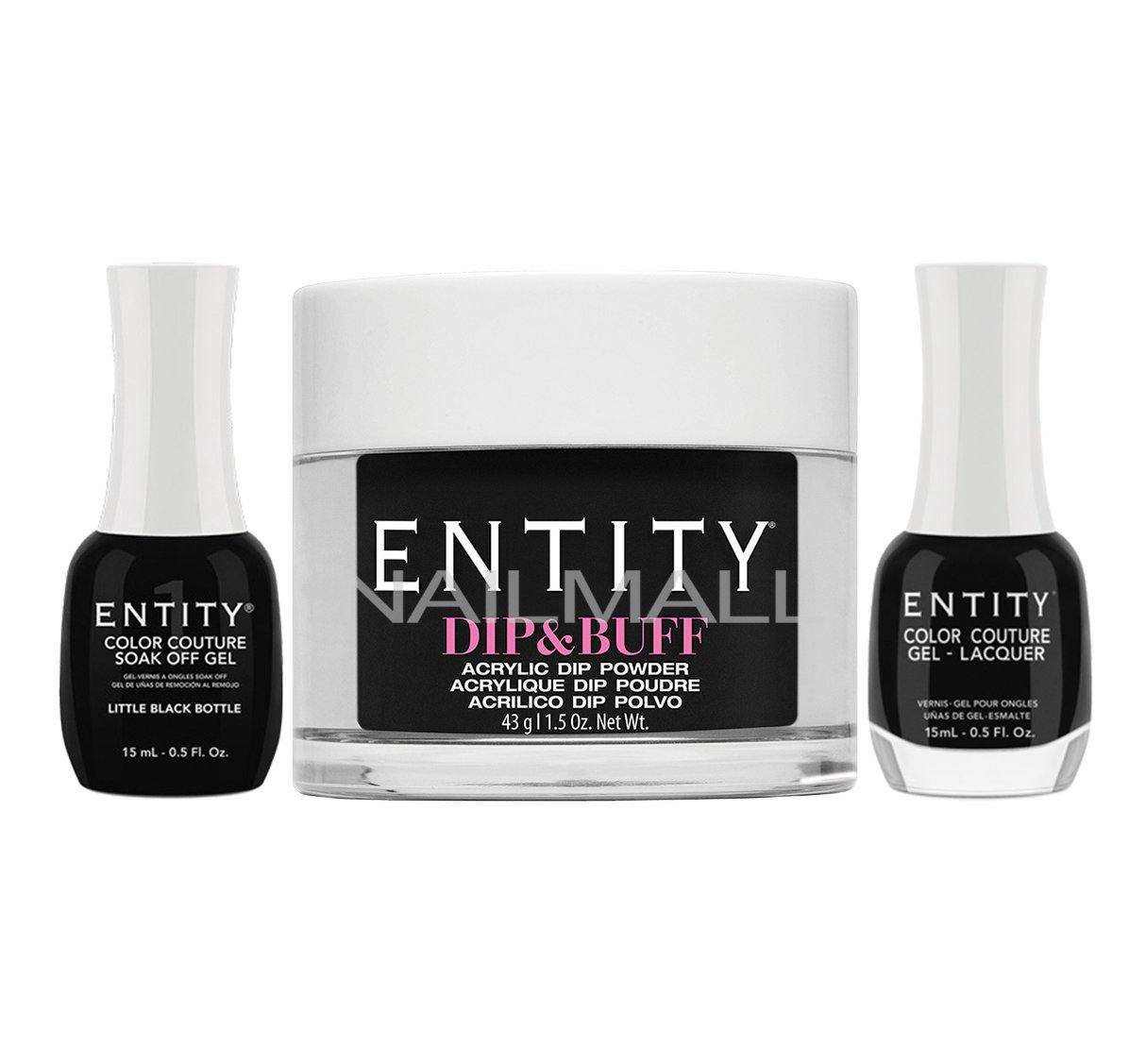 Entity Trio - Gel, Lacquer, & Dip Combo - LITTLE BLACK BOTTLE - 5301293