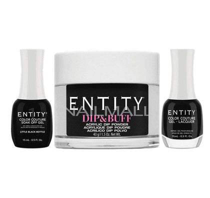 Entity Trio - Gel, Lacquer, & Dip Combo - LITTLE BLACK BOTTLE - 5301293 nailmall