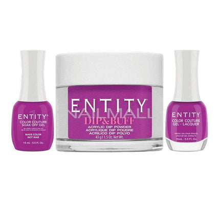 Entity Trio - Gel, Lacquer, & Dip Combo - MAKE COLOR NOT WAR - 5301550 nailmall