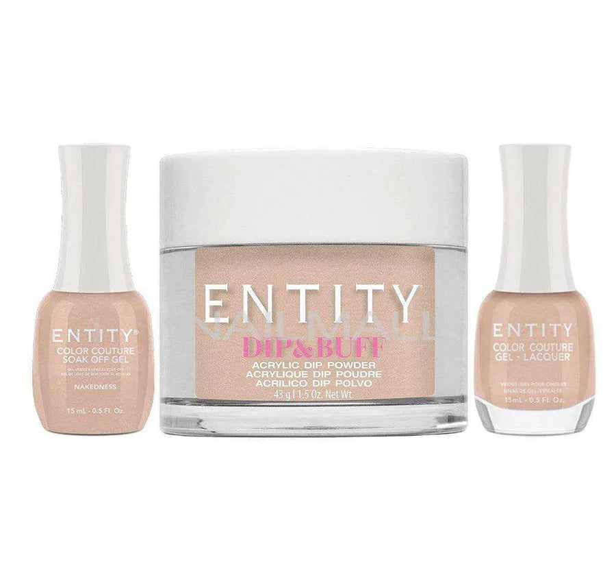 Entity Trio - Gel, Lacquer, & Dip Combo - NAKEDNESS - 5301253 Trio Set - Gel, Lacquer, & Dip
