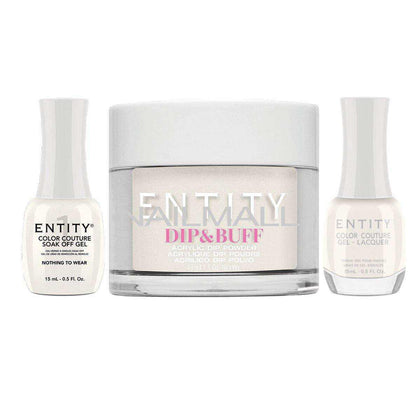 Entity Trio - Gel, Lacquer, & Dip Combo - NOTHING TO WEAR - 5301622 Trio Set - Gel, Lacquer, & Dip