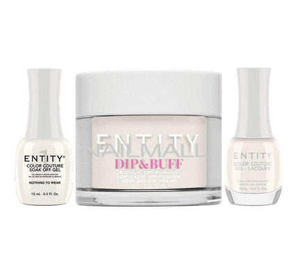 Entity Trio - Gel, Lacquer, & Dip Combo - NOTHING TO WEAR - 5301622 nailmall