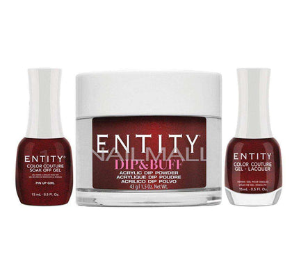 Entity Trio - Gel, Lacquer, & Dip Combo - PIN UP GIRL - 5301853 Trio Set - Gel, Lacquer, & Dip