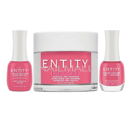 Entity Trio - Gel, Lacquer, & Dip Combo - PRETTY PRECIOUS PEONIES - 5301869 Trio Set - Gel, Lacquer, & Dip