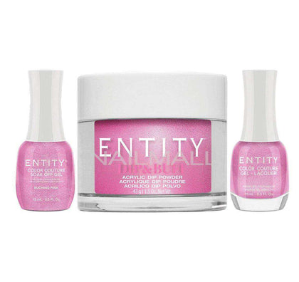 Entity Trio - Gel, Lacquer, & Dip Combo - RUCHING PINK - 5301538 nailmall