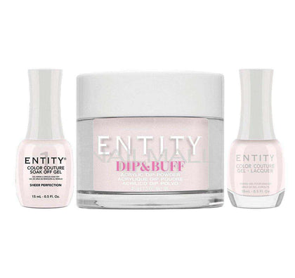 Entity Trio - Gel, Lacquer, & Dip Combo - SHEER PERFECTION - 5301619 Trio Set - Gel, Lacquer, & Dip