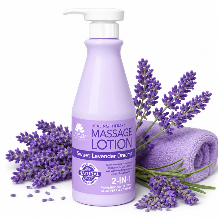 La Palm 2-in-1 Massage Lotion with Collagen | Salon & Spa Formula